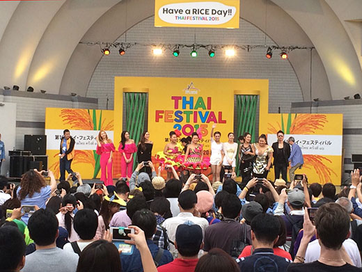 บลูเบอร์รี่, กระแต, กระต่าย, แมน มณีวรรณ, ลูลู่, ลาล่า, อาร์สยาม, Thai Festival 2015, ญี่ปุ่น